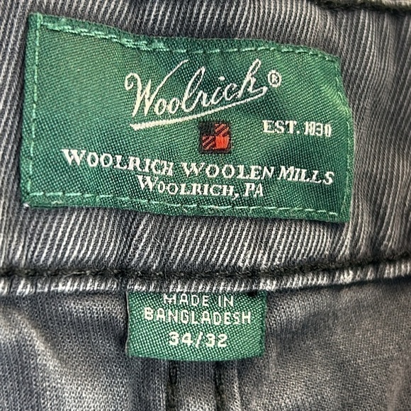 Woolrich Men’s Straight Leg Charcoal Gray Utility Denim  Jeans 34”W x 30”L - Picture 4 of 11